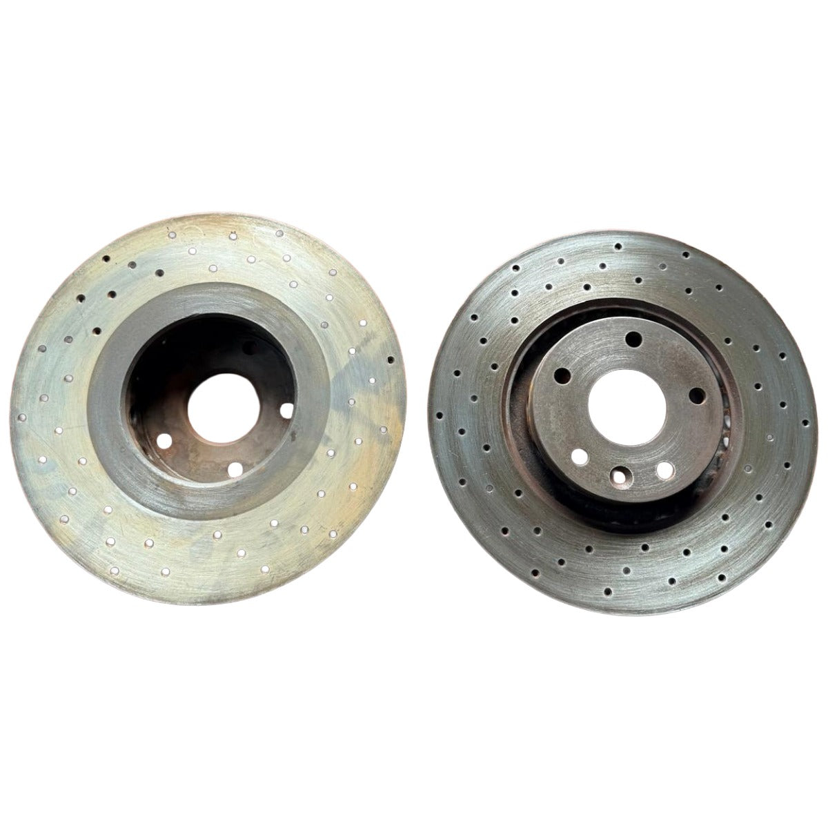 377280321 COPPIA DISCHI FRENO ANTERIORE NUOVI MASERATI (307mm FORATI E VENITILATI)