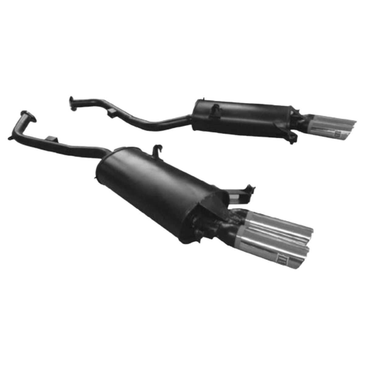 SILENZIATORE POSTERIORE DESTRO E SINISTRO PER MASERATI QUATTROPORTE V6/V8