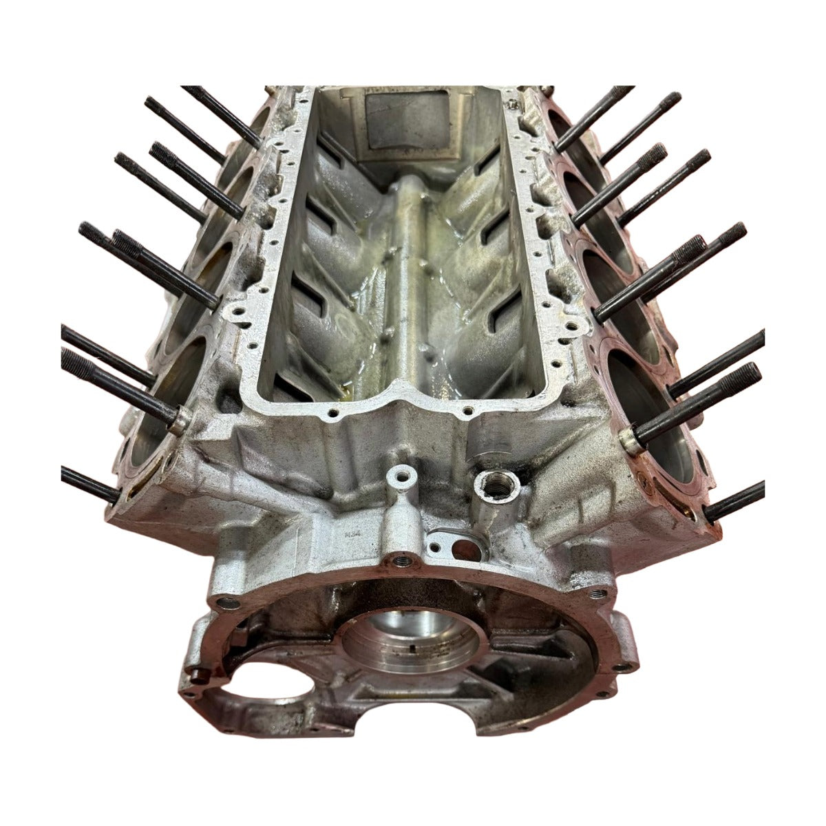 MONOBLOCCO COMPLETO MASERATI 4200 V8 + 221366 COPERTURA FRONTALE
