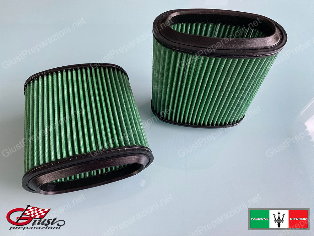 382400303 2x Filtri Aria SPORTIVI e LAVABILI Maserati 3200 GT / GTA / Assetto Corsa 3200GT