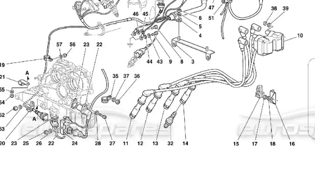 KIT CAVI CANDELE FERRARI 355